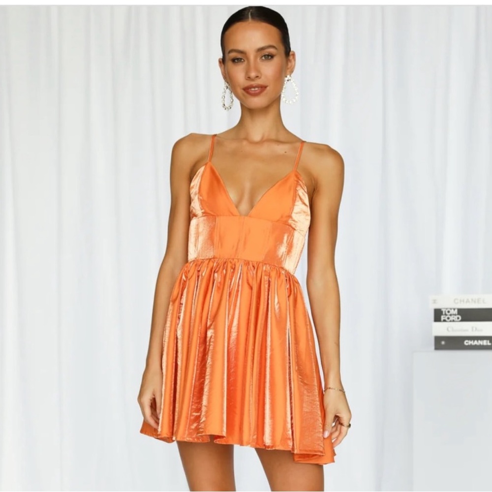 Runaway the Label- Runaway Astrid Mini Dress Orange
